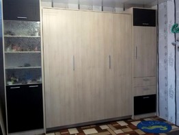 Шкаф-кровать и стеллаж с МДФ-фасадами