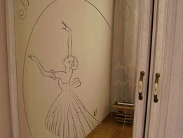 Шкаф-кровать односпальная "Балерина"
