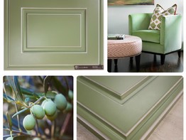 SIDAK COLOR - Зеленый с патиной, фрезеровка Бостон